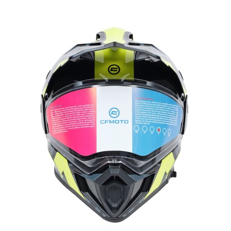 KASK CFMOTO CZARNO ZIELONY