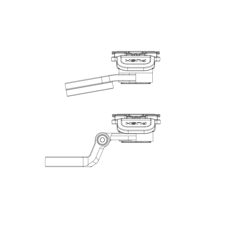 Regulowana podstawa rowerowa pod zaślepkę sztycy główki ramy Quad Lock® Stem Cap Mount