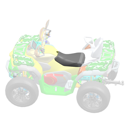Podgrzewana kanapa kierowcy CFMOTO CFORCE 850/1000 Touring G3