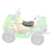 Podgrzewana kanapa kierowcy CFMOTO CFORCE 850/1000 Touring G3